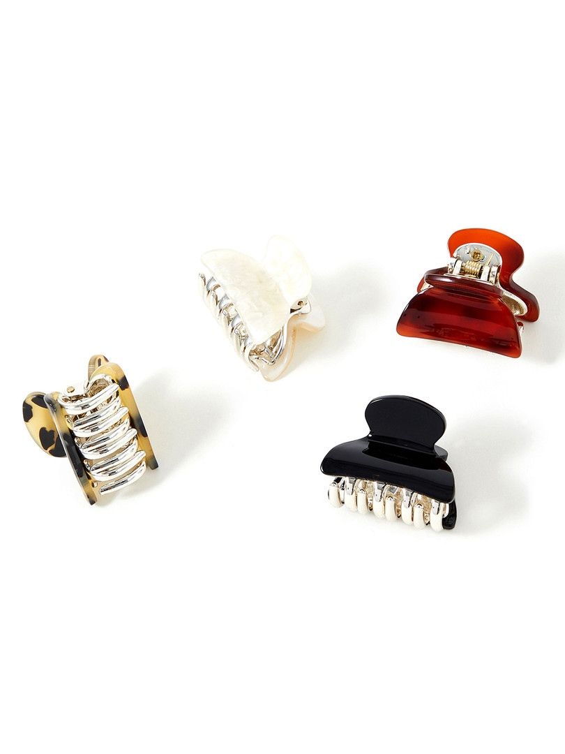 Accessorize Women Set of 4 Claw Clip